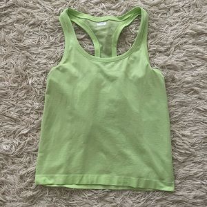 LIGHT GREEN LULULEMON SWOFLY TANK TOP 2.0